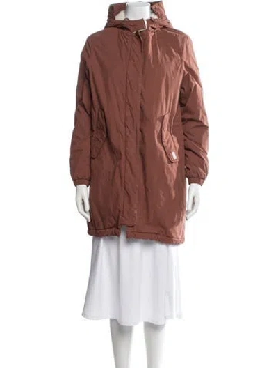 Pre-owned Woolrich Parka In Brown