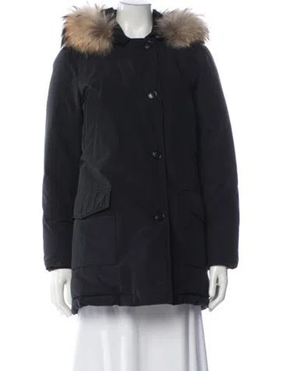 Pre-owned Woolrich Parka In Gray