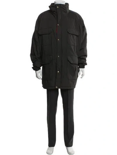 Pre-owned Woolrich Parka In Green