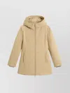 Woolrich Parka Hooded Quilted Detail In Multi