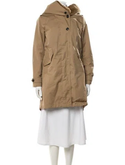 Pre-owned Woolrich Parka In Neutral
