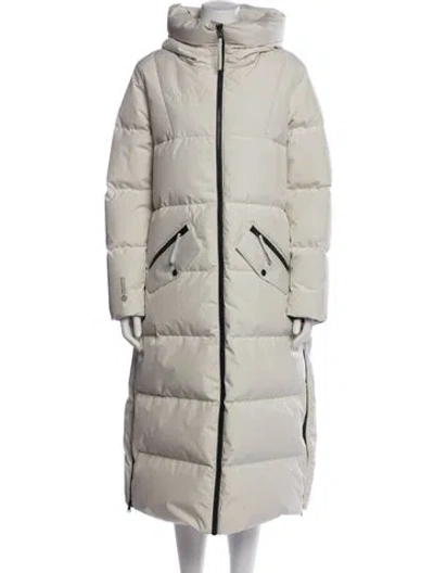 Pre-owned Woolrich Parka In Neutral