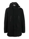 Woolrich Arctic Parka In Ramar Fabric In Black