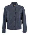 Woolrich Patch Pocket Jacket In Blue