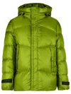 Woolrich Pertex Green Polyamide Down Jacket In Green