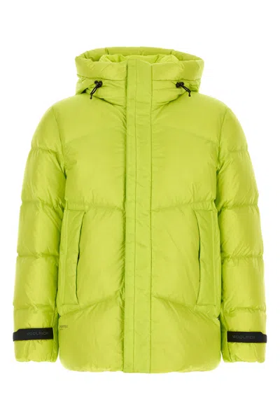 Woolrich Pertex Puffer Jacket-xl Nd  Male In Yellow