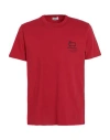 Woolrich Photographic Tee Man T-shirt Red Size Xl Organic Cotton In Red