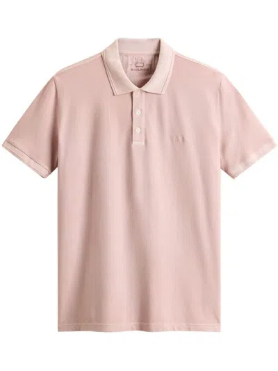 Woolrich Pink Short Sleeved Polo