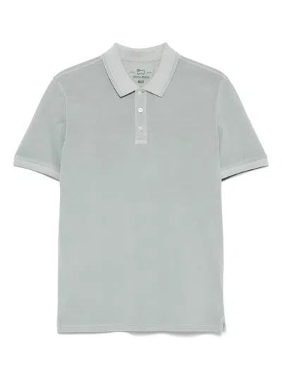 Woolrich Piqué Polo Shirt In Green