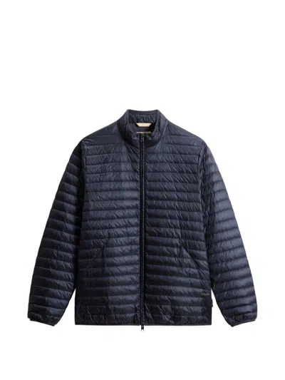 Woolrich Piumino Corto Trapuntato Blu  In Multi
