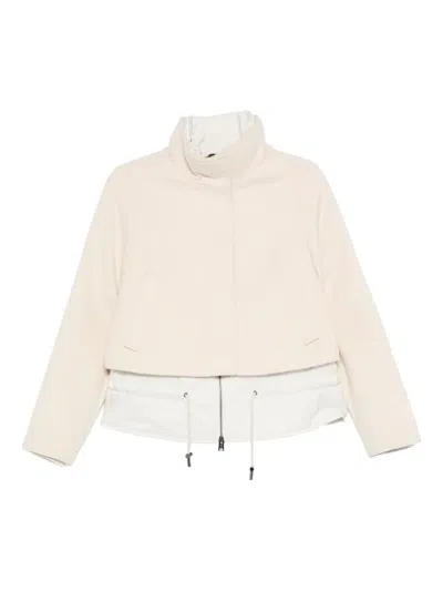 Woolrich Piumino Jacket In Gold