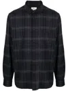 Woolrich Plaid-check Pattern Flannel Shirt In Blue