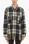 WOOLRICH PLAID MOTIF EXPLORER OVERSHIRT WITH DOUBLE BREAST POCKET AND