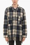 Woolrich Plaid Motif Explorer Overshirt With Double Breast Pocket And