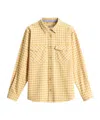 Woolrich Check Pattern Flannel Shirt In Golden Grid