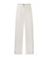 Woolrich Cotton Pleated Trousers In White