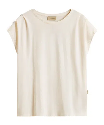 WOOLRICH WOOLRICH PLEATED T-SHIRT