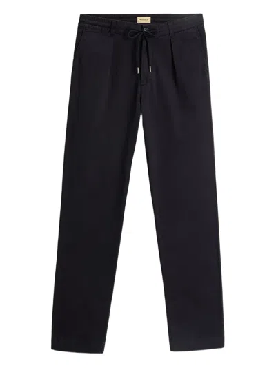 Woolrich Pleated Trousers In Black
