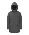 Woolrich Polar High Collar Parka In Black