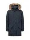 Woolrich Polar High Parka In Blue