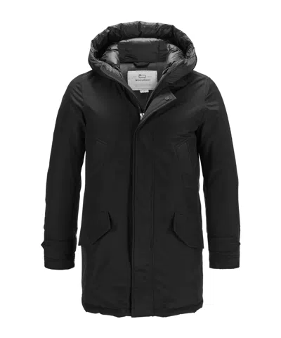 Woolrich Polar Parka High Collar In Black