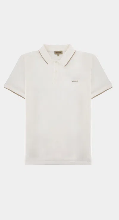 Woolrich Kids' Polo Monterey Child Arctic White
