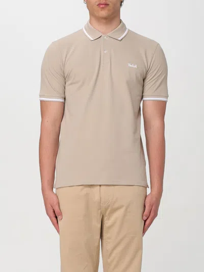 Woolrich Polo Shirt  Men Color Beige In Nude