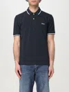 Woolrich Men's Polo With Logo T-shirt In Blue