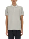 Woolrich Polo With Logo In Gray