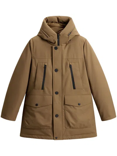 Woolrich Poly Padded Jacket In Neutrals