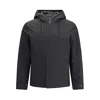 Woolrich Zippered Long-sleeved Casual Jacket In Black