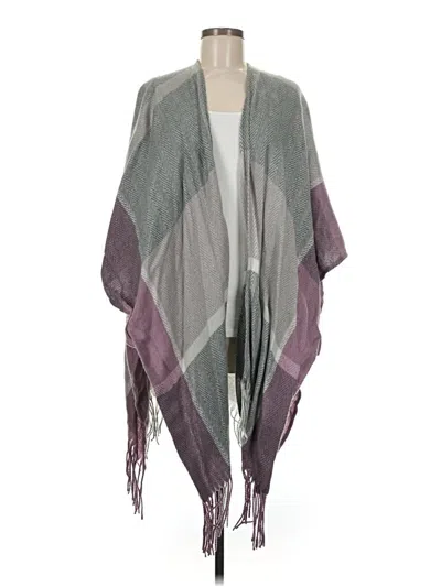 Pre-owned Woolrich Poncho In Gray
