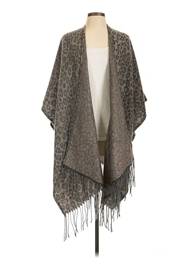 Pre-owned Woolrich Poncho In Gray
