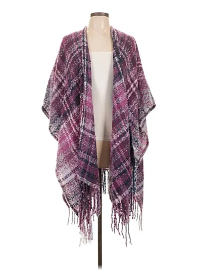 Pre-owned Woolrich Poncho In Purple