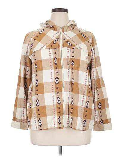 Pre-owned Woolrich Poncho In Tan