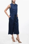 Woolrich Popelin Cotton Jumpsuit With Belt