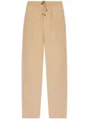 Woolrich Loose Fit Drawstring Trousers In Grey