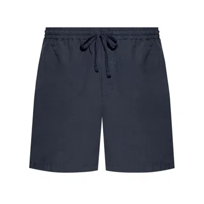 Woolrich Poplin Shorts Gd In Melton Blue