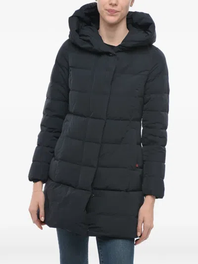 Woolrich Prescott Quilted Hooded Jacket In Blue