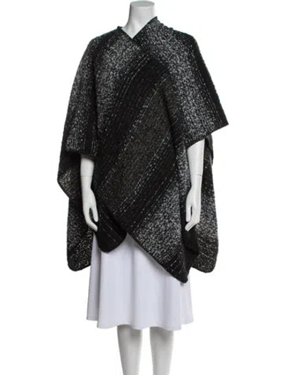 Pre-owned Woolrich Printed Coat In Black