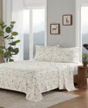 Woolrich Printed Flannel 3-pc. Sheet Set, Twin In Black Pine Trees