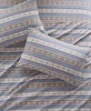 Woolrich Printed Flannel 3-pc. Sheet Set, Twin In Blue Snowflake