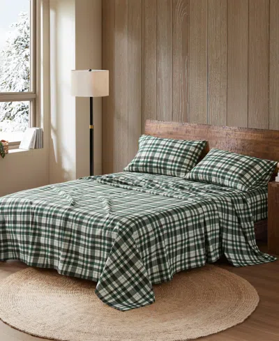 Woolrich Printed Flannel 3-pc. Sheet Set, Twin In Green
