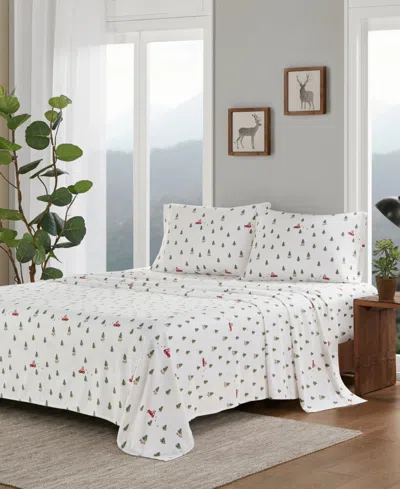 WOOLRICH PRINTED FLANNEL 3-PC. SHEET SET, TWIN