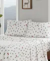 Woolrich Printed Flannel 4-pc. Sheet Set, California King In Green Tree