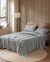 Woolrich Printed Flannel 4-pc. Sheet Set, Full In Blue