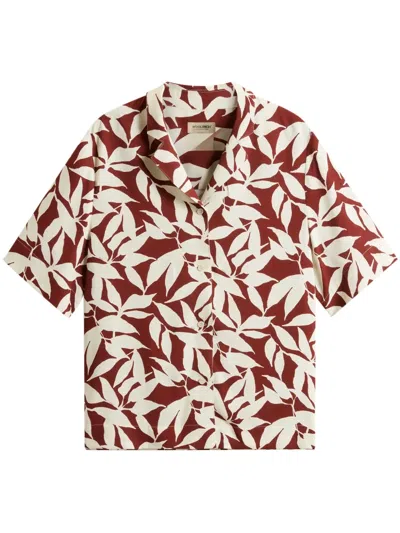 Woolrich Printed Shirt In Red