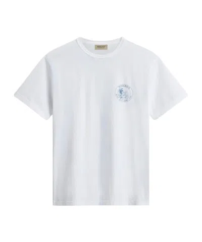 WOOLRICH WOOLRICH LOGO-PRINTED CREWNECK T-SHIRT