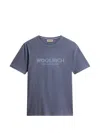 Woolrich Printed T-shirt In Blue