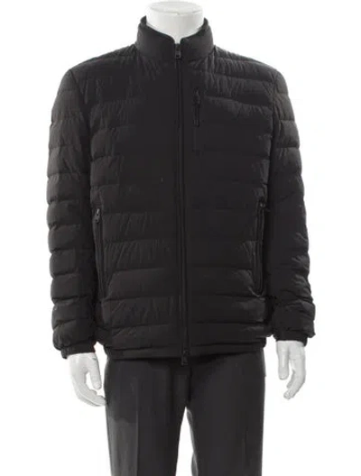 Pre-owned Woolrich Puffer Coat In Gray